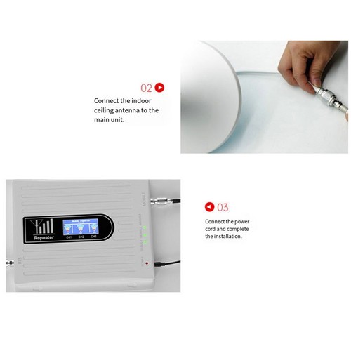 Signal Amplification Kit for Cell Phones featuring Dual Antenna Design