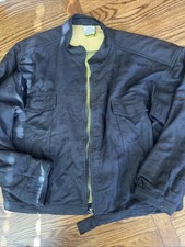 Draggin Jeans Giacca Moto Imbottita Donna XL Foderata Kevlar Primaverile Nero Giallo