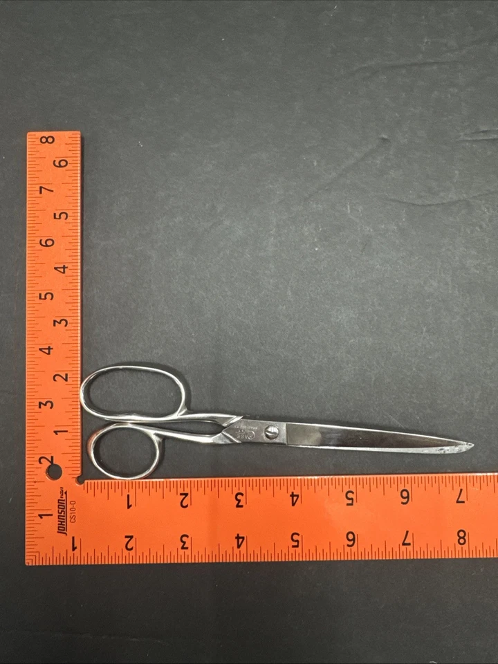 Vintage Case XX  Scissors 4813-7  Bradford, PA U.S.A. 7 inch with Leather Case - Image 2 of 4