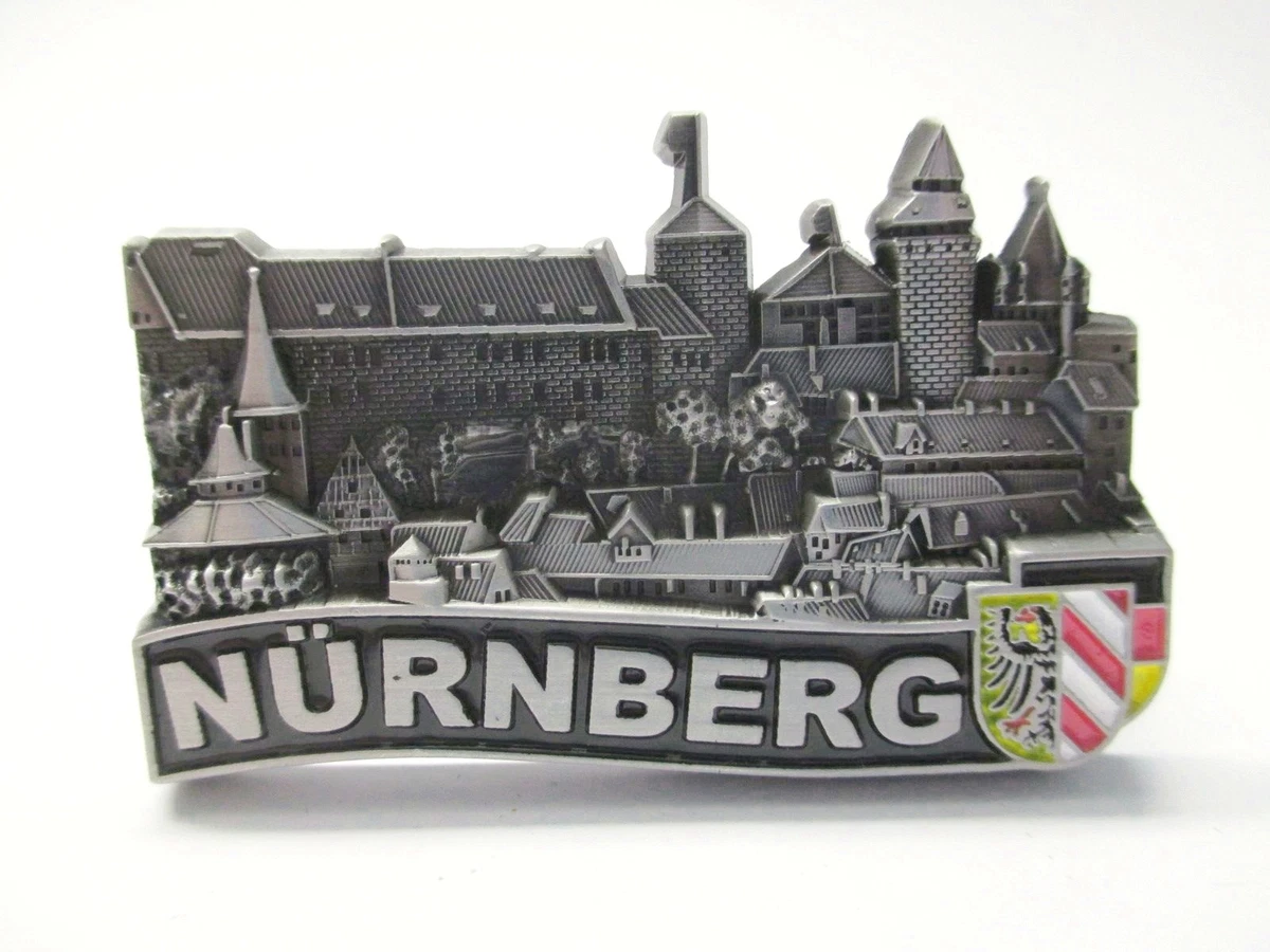 Berlino, Germania Decowood Jumbo Calamita Da Frigorifero In Legno 3,5" X 2,75 - Italia