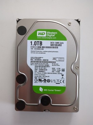 Western Digital Caviar Green WD10EARX - 1TB HDD Festplatte 5400RPM SATA III 3.5''