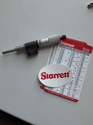 Starrett 363RL Digit Counter Digital Micrometer Head 0-1  Range 0.001  Grads