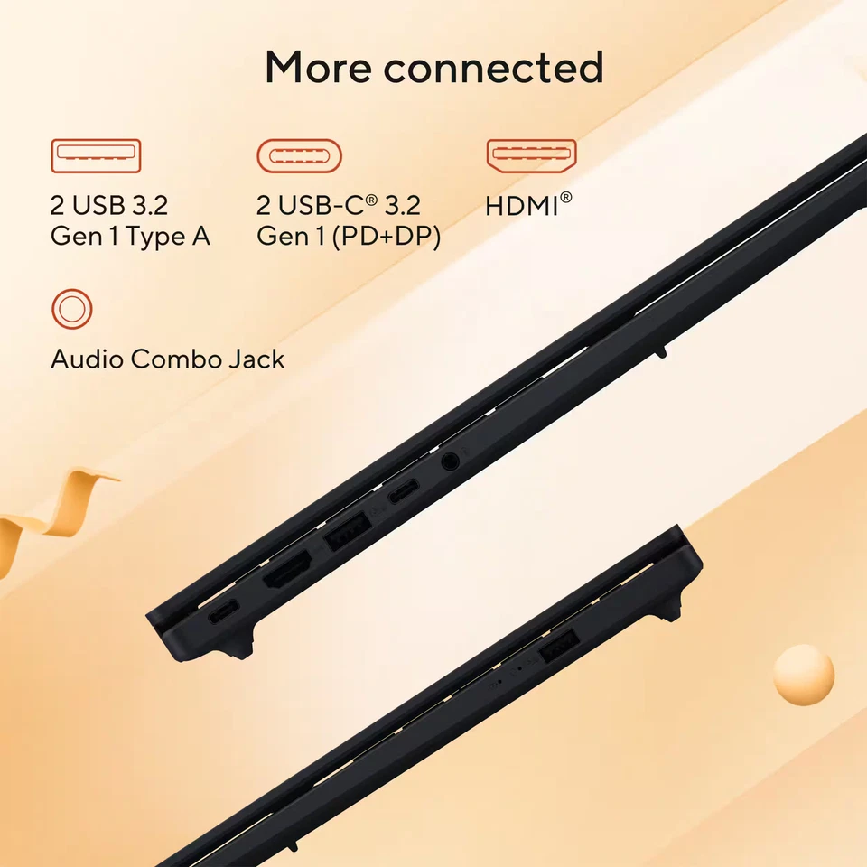 Portátil ASUS - Vivobook 16 16" FHD+ - Copiloto+ PC - AMD Ryzen AI 5 330 con 16... Foto 4 de 4