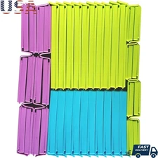 40pcs Reusable Food Storage Bags Durable Polypropylene Snack Bags Freshness Seal