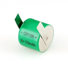 3V 170mAh CMOS Memory Lithium Battery w/Tabs Compatible With C2L76, K58L, DL1/3N