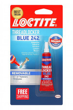 Loctite Threadlocker Blue - 242 6 ml, 1 Pack Free Shipping