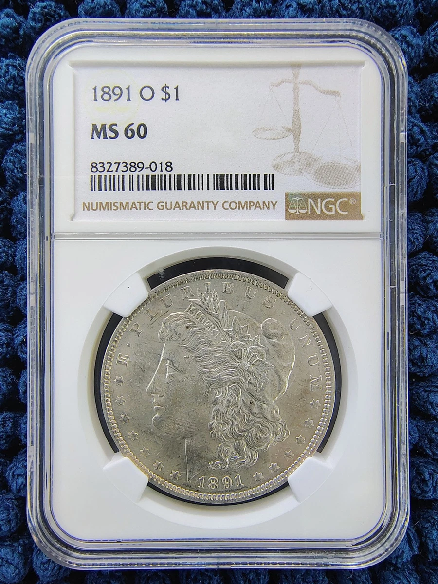 MS 60 Graded 1891 Year Morgan US Dollars (1878-1921) for sale | eBay