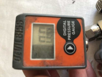 #ad #ad DeVilbiss HAV 555 Digital Gauge with Air Adjusting Valve 2.5 160 psi 1 4quot; NPS $55.00