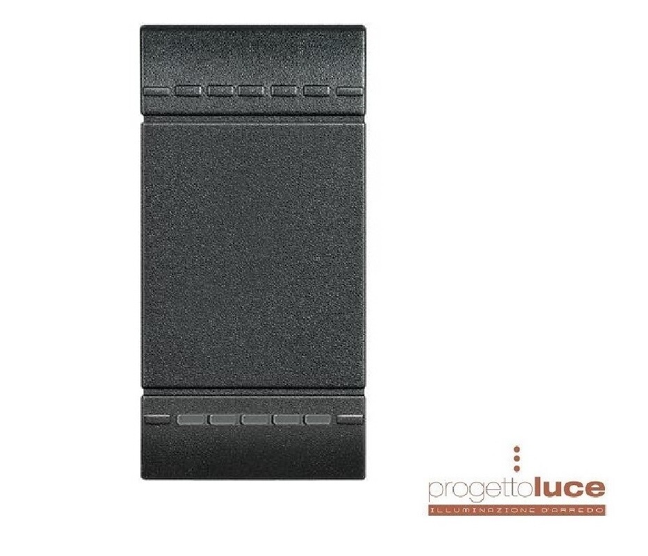 BTICINO L4915N LIVING LIGHT COPRITASTO PER COMANDI GRIGIO 1 MODULO
