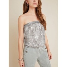 Top tubo brillante XL Anthropologie Maiah Maia nuevo con etiquetas
