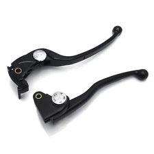 Front Brake Clutch Levers For 2019-2024 Kawasaki Ninja ZX-6R Aftermarket Black