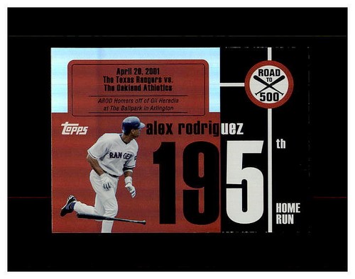 ALEX RODRIGUEZ YOU PICK SEE SCANS OF EVERY CARD LOT 2 ALL ALEX,S 100,S SEE LOT#1 - Picture 322 of 419