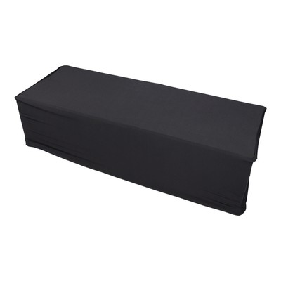  Runde Schwarze Tischdecke Fallen Stretch-Tischdecke Bankett