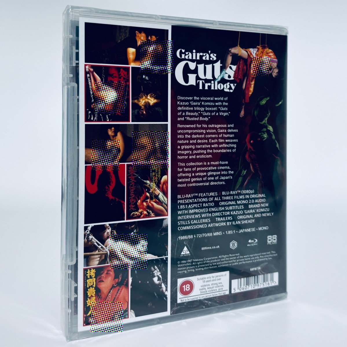 Gaira's Guts Trilogy Blu-ray 88 Films Guts of a Virgin