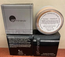Glo Minerals LOOSE Base Powder Foundation Choose A Color  .37oz