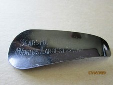 SEARS ROEBUCK  CO Department Store Vintage Metal shoe horn advertising 4"
