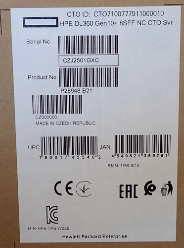 NEW HPE ProLiant DL360 Gen10 Plus CTO 2x 3rd Gen Scalable 32-DIMM 8Bay 1U Server - Picture 9 of 11