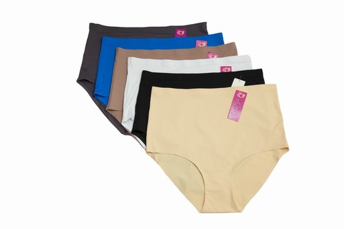 Lote 6 Calzoncillos Panty Corte Láser Sin Costuras Cubierta Completa Color Mezclado Talla S M L XL - Imagen 9 de 10
