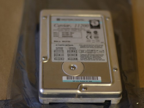 1282 MB 1.3 GB 3.5" PATA IDE Western Digital Caviar 11200 SUPERFICIE COMPLETA PROBADA - Imagen 1 de 4