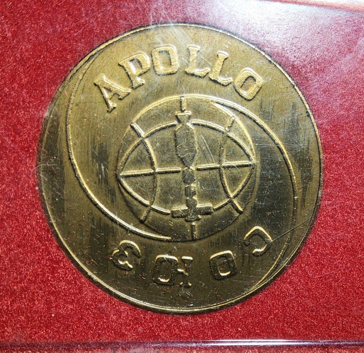 アポロとソユーズ メダル 1975年 APOLLO-SOYUZ 1975 1.12 oz Gold Commemorative Issue - #966