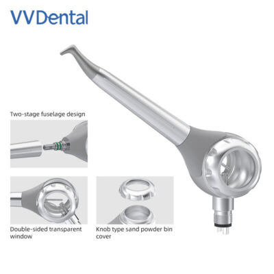 Dental Air Flow Teeth Polishing Polisher Handpiece Hygiene Prophy Jet 2/4 Holes