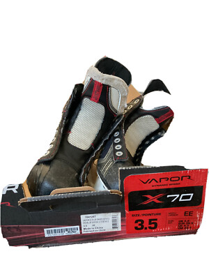 Bauer Vapor X70 Ice hockey skates size Youth US 3.5 EE. Easy Blade
