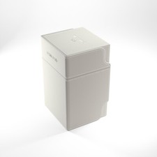 Watchtower 100 Card Convertible Deck Box: White GameGenic