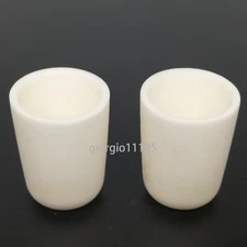 US Stock 2pcs 5ml 99% Alumina Ceramic Crucible Bowl Holder 1600°C