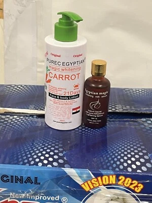 Pure Egyptian Magic Carrot Lotion and Oil