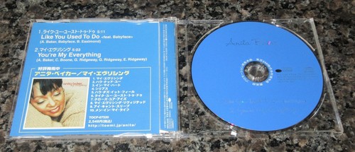 Anita Baker JAPAN PROMO ONLY CD single LIKE YOU USED TO DO feat. BABYFACE - Picture 3 of 5