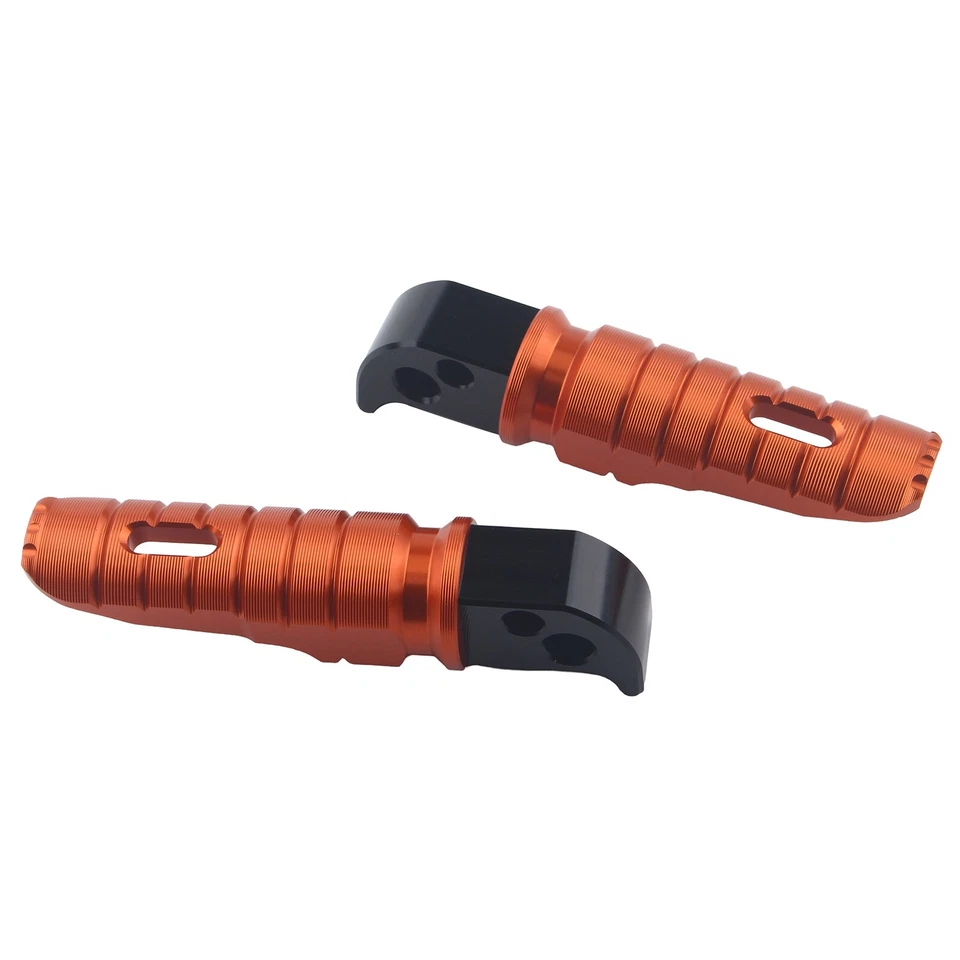 Reposapiés trasero de aluminio CNC apto para Yamaha XSR 700 2022-2024 naranja Foto 3 de 4