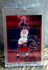 Michael Jordan Card  - Refractor RARE RED FOIL 90’s INSERT - BULLS JERSEY #23 🔥