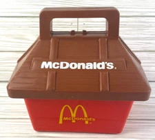 McDonald's Happy Meal Carrying Case Plastic Playskool 1974 #432 Chicago IL