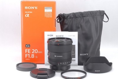SONY FE 20mm F/1.8 G SEL20F18G For Sony E mount  with Box