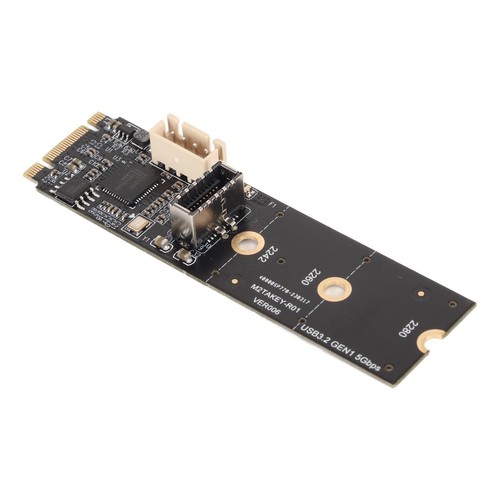 M.2 Nvme Zu Typ C Riser-Karte 20Pin 5Gbps Hot Swap Stabile Stromversorgung KUI - Afbeelding 19 van 22