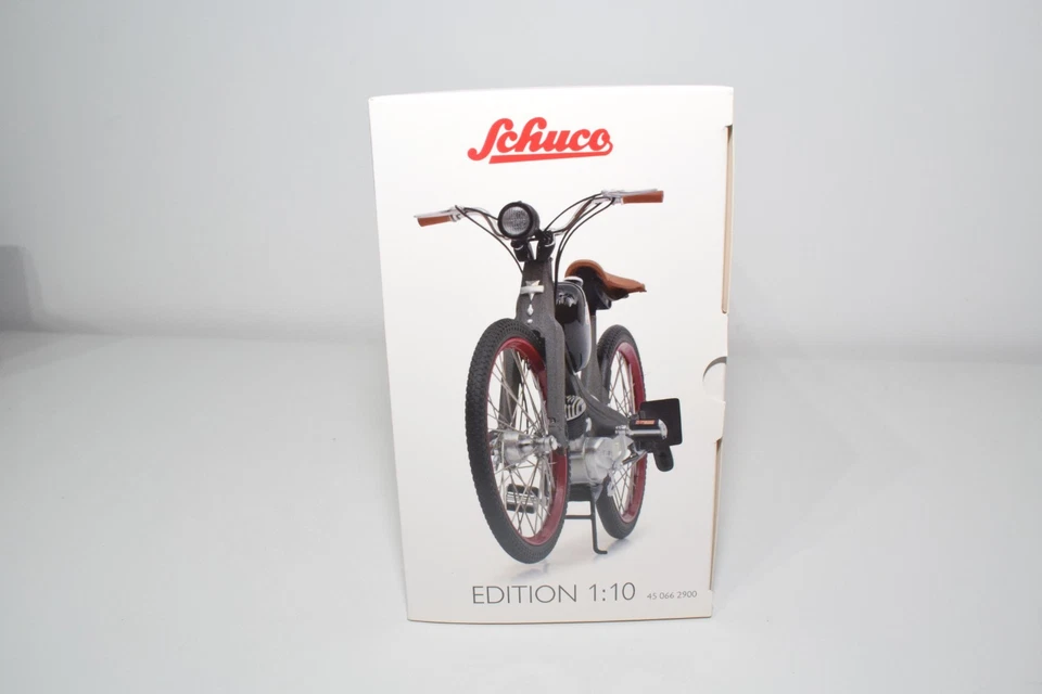 B95 1:10 SCHUCO 45 066 2900 NSU RAPIDAMENTE CUSTOM I 1 GRIGIO MOTO MIB - Immagine 4 di 4