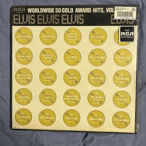 Elvis Presley Worldwide 50 Gold Award Hits Vol. 1 4 LP Vinyl Sealed *READ**