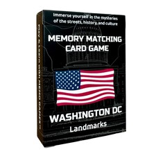 MEMO GAMES Washington, D.C. Landmarks Memory Matching Card Small, Multiple