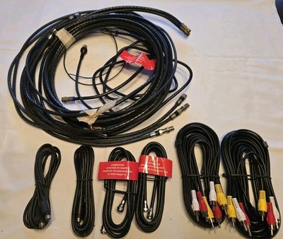 LOT Dish Network Cables Satellite Receiver and TV NEW and USED LOT