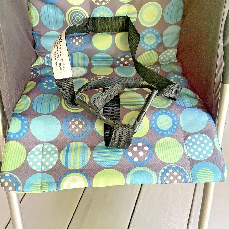 Cochecito paraguas Cosco Canopy ligero compacto plegable marrón verde Foto 4 de 4