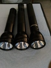 3 Maglite 3 D Cell and a 2 D Cell also a rechargable one