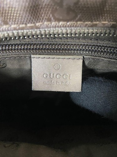 GUCCI 233268.525040 GG Supreme Borsa a tracolla Pelle Grigio Vintage dal Giappone - Foto 9 di 24