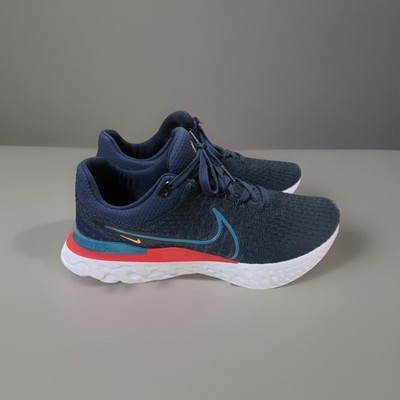 NEW Nike React Infinity Run Flyknit 3 Running Shoes Sneakers Mens SZ 9 Obsidian