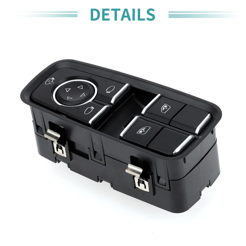 Interruptor de ventana eléctrica delantero izquierdo para Porsche 911 2012-2019 Nº99161315502DML Foto 4 de 4