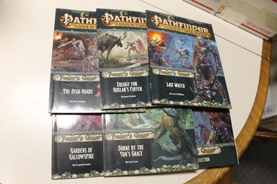Paizo Pathfinder Tyrant's Grasp Adventure Path 1-5 + Pawns