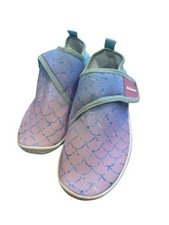 Girls Water Shoes, Kids Size 1, Quick Dry Non-Slip Aqua Mermaid, Rechtmien