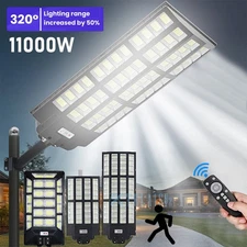 9900000lm LED Solar Street Wall Lights Security Flood Lamp Motion Sensor Outdoor