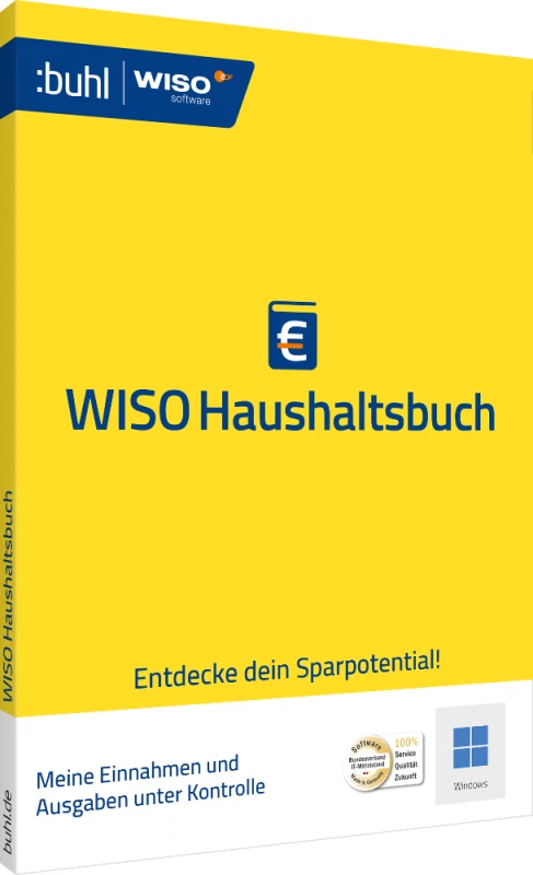 WISO Haushaltsbuch 2026 Ausgaben optimieren und Geld sparen Garantie Download - Bild 1 von 3