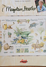 LANART SPRING IN THE GARDEN/ BASTIN  14PG COUNTED CROSS STITCH BOOKLET  #3171