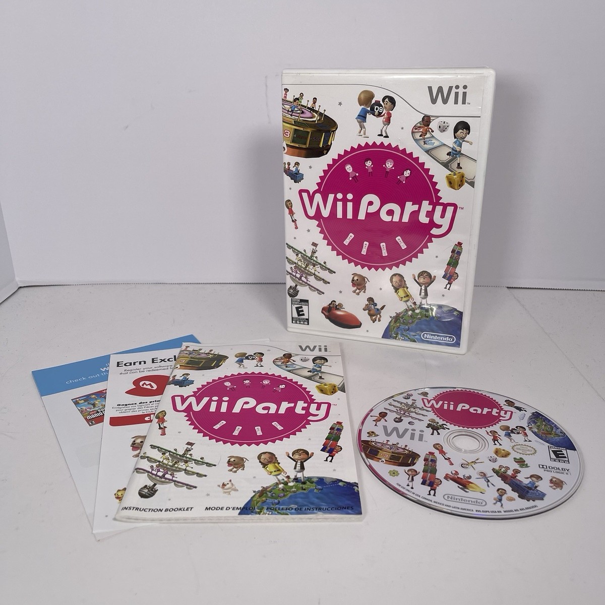 Wii Party Nintendo Wii Authentic Complete w/ Manual Tested